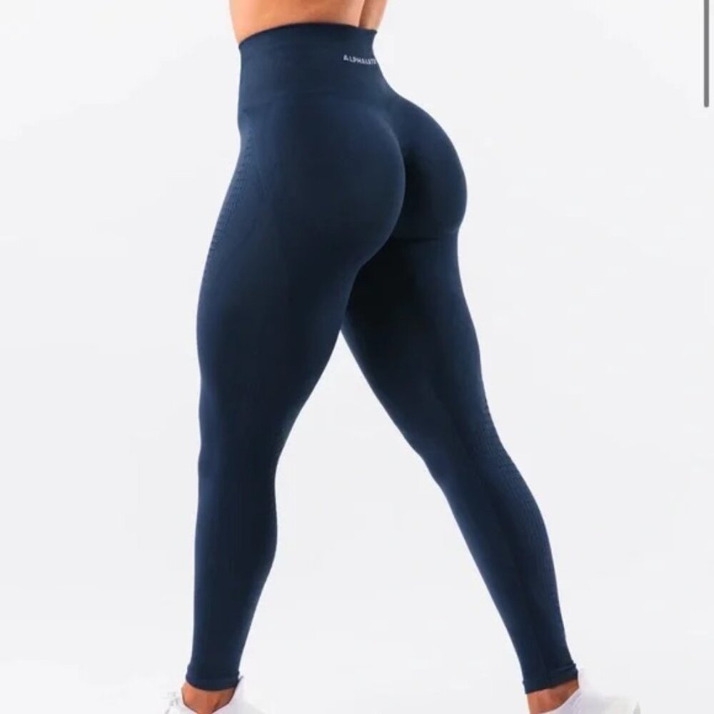 Alphalete Contour Leggings XS Trusted Blue